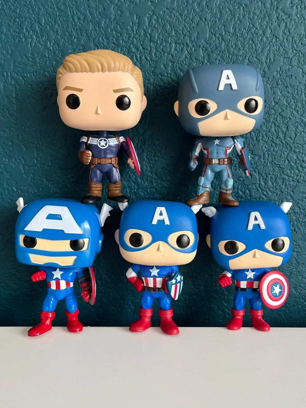 Funko POP! Marvel: Captain America Through The Ages 5 POP’s